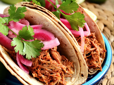 Taco de cochinita pibil